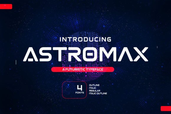 Astromax: A Futuristic Font for Modern Branding