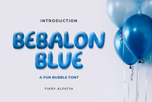 Bebalon Blue: A Display Font for Bold Statements
