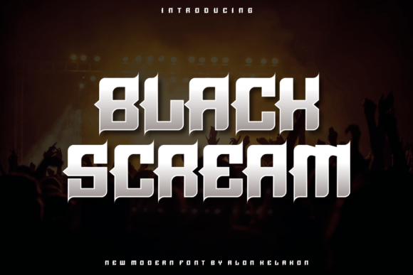 Black Scream Font for Professional Branding