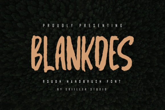 Blankdes: A Display Font for Bold Visual Statements