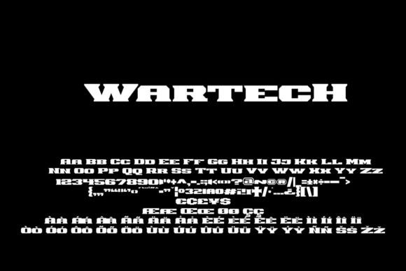 Bring Your Brand to Life with Wartech Font