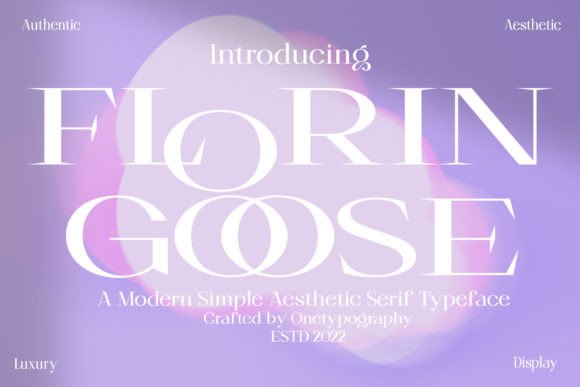 Florin Goose: A Modern Serif Font for Web Design