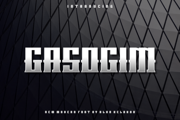Gasogim: A Display Font for Bold Branding and Visual Impact
