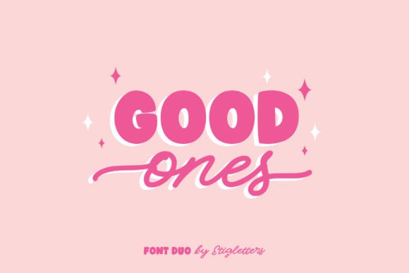 Good Ones Duo: A Playful Typeface for Modern Editorial Design