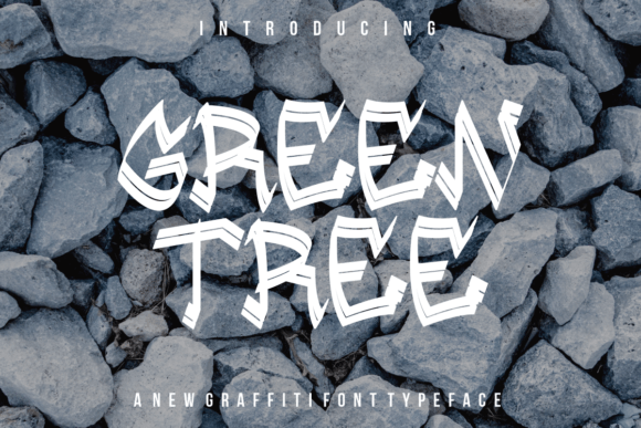 Green Tree: A Modern Display Font for Creative Projects