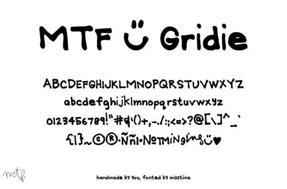 Gridie: A Bold Display Font for Editorial Elegance