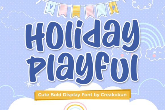 Holiday Playful: A Trendy Display Font for Joyful Branding