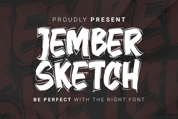 Jember Sketch: A Modern Display Font for Editorial Design
