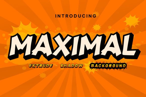 Maximal: A Display Font for Bold Visual Statements