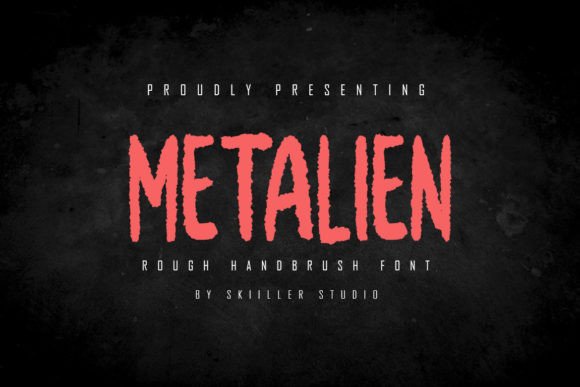 Metalien Font for Editorial Design and Branding