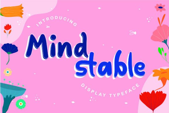 Mindstable: A Modern Display Font for Polished Branding