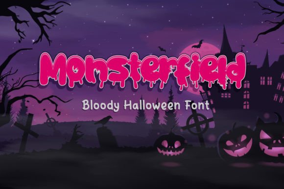 Monsterfield: A Spooky Display Font for Editorial Design