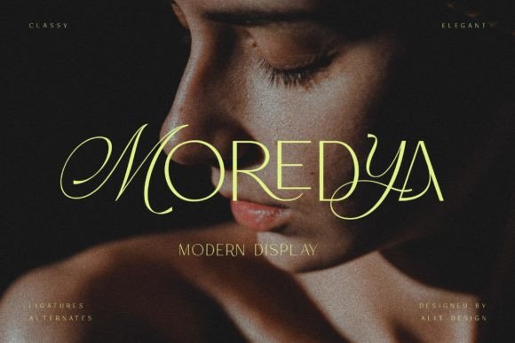 Moredya: A Stylish Display Font for Editorial Design
