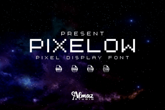 Pixelow: A Vintage Display Font for Your Brand