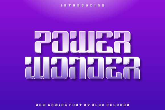 Power Wonder: A Modern Display Font for Web Design