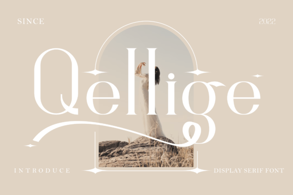 Qellige: A Modern Display Font for Editorial Projects