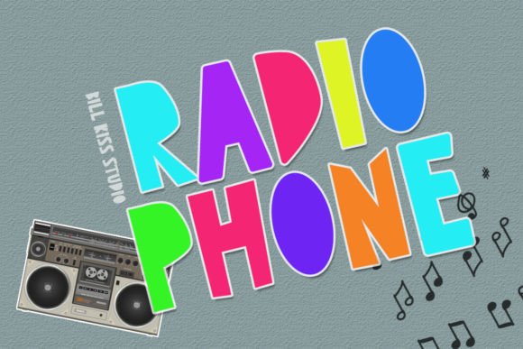 Radio Phone: A Joyful Font for Bold Campaigns
