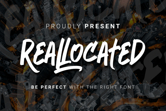 Reallocated Font for Web Design