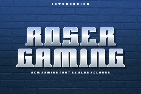 Roser Gaming Font for Professional Branding