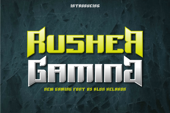 Rusher Gaming Font for Bold Digital Campaigns