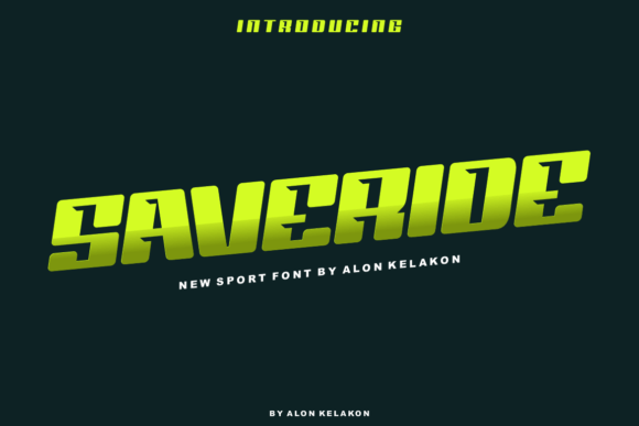 Saveride Font for Branding That Stands Out