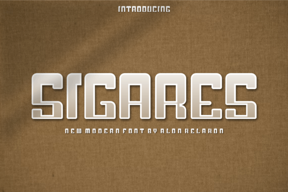 Sigares Font for Bold Campaign Creativity