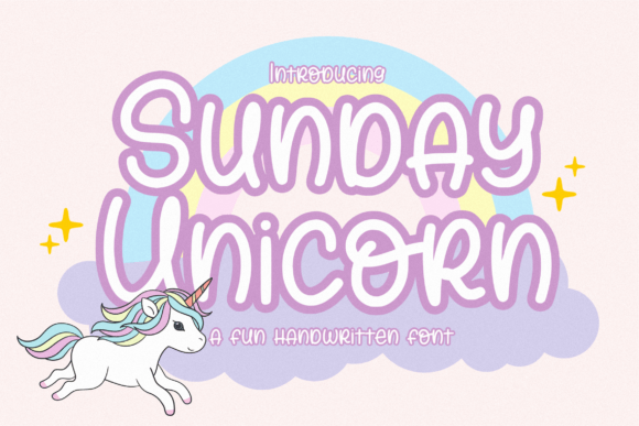 Sunday Unicorn: A Playful Display Font for Editorial Design