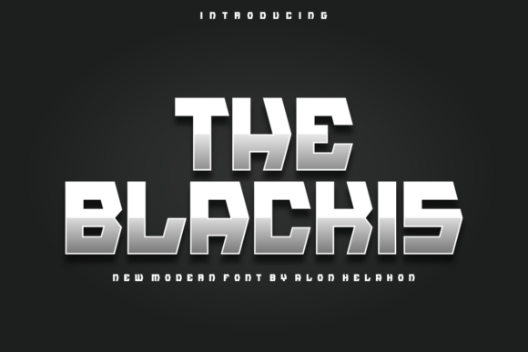 The Blackis: A Modern Display Font for Web Design