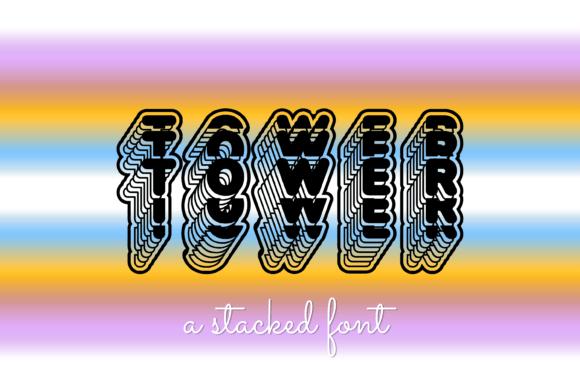 Tower Font for Editorial Design